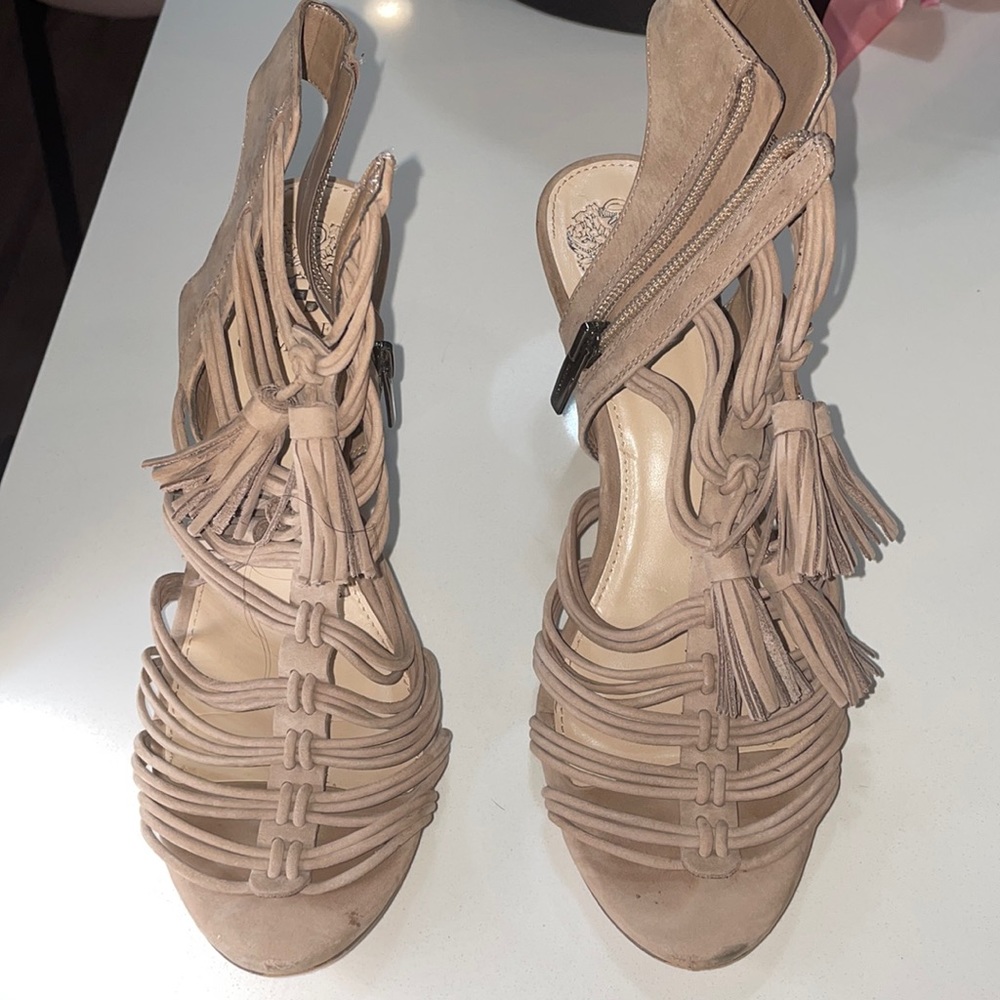Vince Camuto cork heel sandal